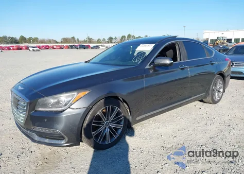 2018 Genesis G80 3.8 из США, поврежденный, VIN KMHGN4JE2JU272069